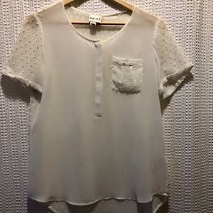 Reiss Sz 4 Ivory Top